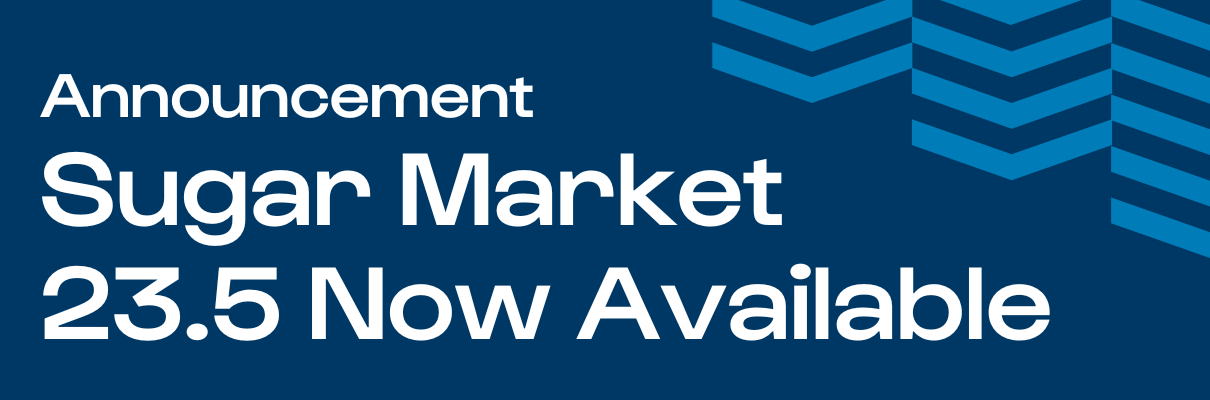 Announcement: Sugar Market 23.5 Now Available