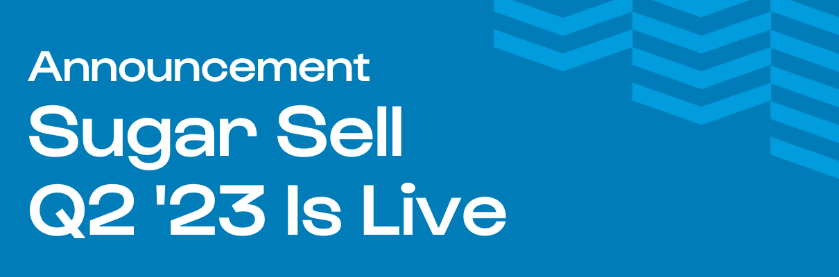 sugar sell q2 2023 is live