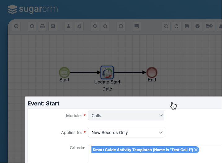 Workflow configuration
