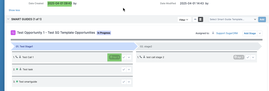 Final results on a Smart Guide